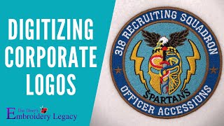 How to Digitize Corporate Logos into Embroidery Designs  Tips amp Tricks [upl. by Nika]