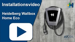 Heidelberg Wallbox Home Eco Installationsvideo [upl. by Jacynth]