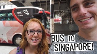 BEST BUS RIDE FROM MALAYSIA TO SINGAPORE Kuala Lumpur 🚌 Singapore [upl. by Yerbua]