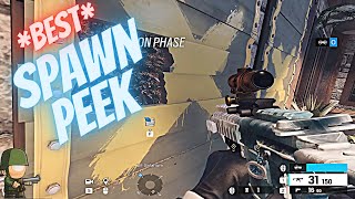 BEST SPAWN PEEK CHALET  RAINBOW SIX SIEGE  R6 DEMON VEIL  TOE CLAN [upl. by Dnob]