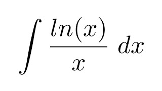 Integral of lnxx substitution [upl. by Peper]