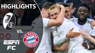 SC Freiburg vs Bayern Munich  Bundesliga Highlights  ESPN FC [upl. by Anhaj]