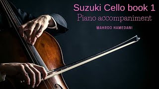 Suzuki cello book 1 piano accompaniment Twinkle C [upl. by Esyahc]