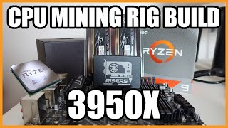 CPU MINING Rig Build  3950x [upl. by Nivlak]