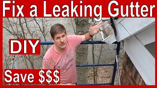 How to Fix a Leaking Gutter [upl. by Anders901]