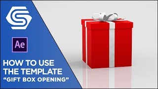 Gift  Present  Box Opening  After Effects Template  Tutorial [upl. by Ennaj899]