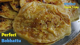 నేతి బొబ్బట్లు  PuranPoli  How to make perfect Bobbatlu at Home in Telugu by Vismai Food [upl. by Eslud]