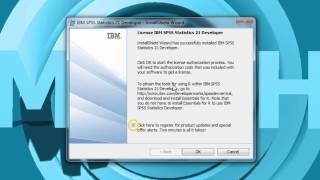 How to install IBMSPSS V21 [upl. by Vanzant883]