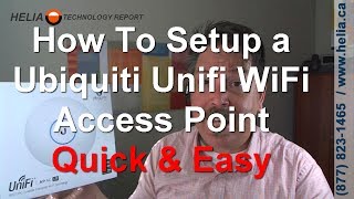 How To Setup and Configure UBNT Ubiquiti Unifi Wifi Access Points [upl. by Heilner]