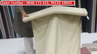 Hyderabad Wholesale Suiting amp Shirtings  Luxury Fashion FAbric Zakir Textiles [upl. by Zulema]