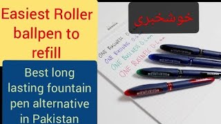 How to refill Schneider One business  Best fountain pen alternative in Pakistan  Detailed method [upl. by Royall]