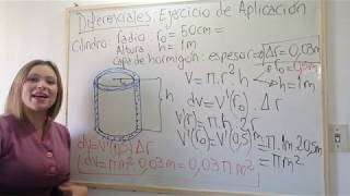 Aplicaciones de la Derivada Diferenciales  Problema de aplicación [upl. by Iramohs]