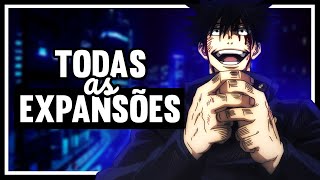 TODAS AS EXPANSÕES DE DOMÍNIO  Jujutsu Kaisen Dublado [upl. by Vittoria]