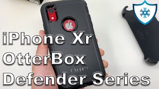 iPhone Xr OtterBox Defender Series Case Black Review [upl. by Weinreb379]