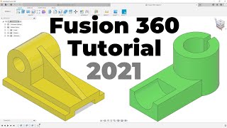 Fusion 360 Tutorial for Absolute Beginners 2021 [upl. by Fowler]