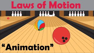 LAWS OF MOTION  Physics Animation [upl. by Liemaj42]