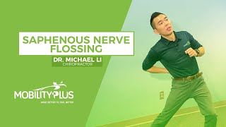 Saphenous Nerve Flossing for Medial Knee Pain Relief Exercise [upl. by Juliette]