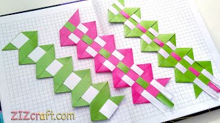 Easy DIY bookmarks NEW paper bookmarks [upl. by Alehcim]