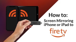 Screen Mirror iPhone or iPad to Fire TV Stick and Cube [upl. by Nylime]