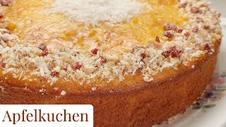 The German Apple Cake Recipe  Apfelkuchen APfelKUKen [upl. by Vey]