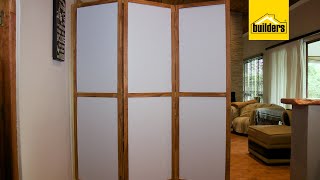 How To Make Your Own Room Divider [upl. by Lacefield]