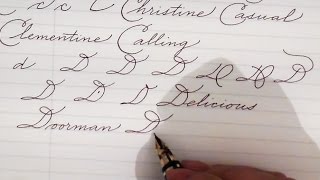 Write cursive with Schin A B C D E F [upl. by Eceinaj865]