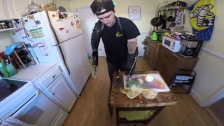 Prosthetic ArmsnClawz the body powered onion chop [upl. by Guerin]