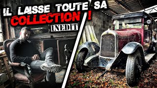 TOUTE SA COLLECTION DE VOITURE est restée là  Un vrai musée [upl. by Bledsoe209]