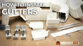 HOW TO INSTALL GUTTERS  A DIY GUIDE [upl. by Annayat]