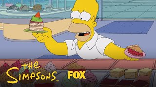 Homer Raids The Food Court  Season 30 Ep 5  The Simpsons [upl. by Norry876]