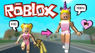 Goldie Becomes a Teenager in Roblox  Growing Up Gameplay [upl. by Elianore]