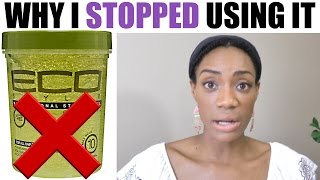 Why I Stopped Using Eco Styler Gel  Natural Hair Care [upl. by Notliw408]