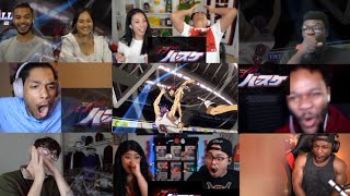 MURASAKIBARA ZONE VS KAGAMI METEOR JAM Kuroko no Basket Season 2 Eps 25  Reaction Mashup [upl. by Narat]