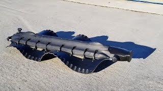 Amphibious Velox robot uses undulating fins to swim and crawl [upl. by Ahseen]