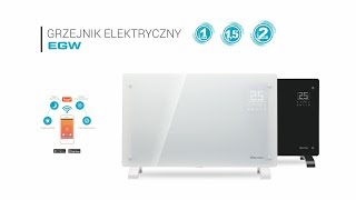 Energooszczędny grzejnik konwektorowy Warmtec EGW z WiFi [upl. by Atarman535]