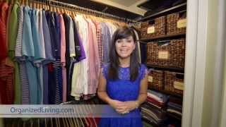 3 Closet Design Tips to Maximize Space in Corners  Organized Living [upl. by Reklaw]