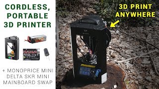 Portable 3D printer guide  Monoprice Mini Delta mainboard swap and conversion [upl. by Arad]