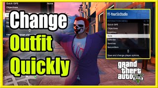 How to CHANGE ENTIRE OUTFIT amp CLOTHES INSTANTLY in GTA 5 Online Fast Method [upl. by Kcirnek]