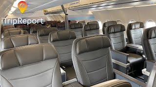 NEW INTERIOR American A321 OASIS First Class Trip Report [upl. by Suzzy749]