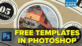 how to use  get PHOTOSHOP TEMPLATES jump start your creativity [upl. by Noxid]