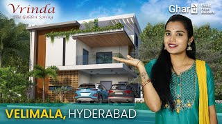 🛶 Explore Vrinda Villas in 360° Virtual Tour  Luxurious 4 BHK Villas in Velimela📍 Hyderabad [upl. by Fagan]