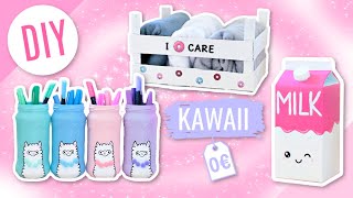 DIY 0 € KAWAII  Deco Chambre Pas Chère  Room Decor français [upl. by Ivgnout]