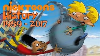 Nicktoons History 1989  2017 [upl. by Auqenet]