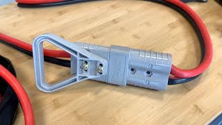 ANDERSON 350 AMP Cable Connector Uses amp Installation [upl. by Ayadahs213]