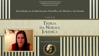 ICCDE UFMG  Teoria da Norma Jurídica Norberto Bobbio  Capítulos 1 2 e 3 [upl. by Mcilroy299]