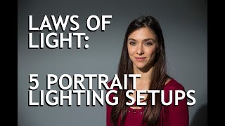 Laws of Light 5 Portrait Lighting Setups [upl. by Etnaud]