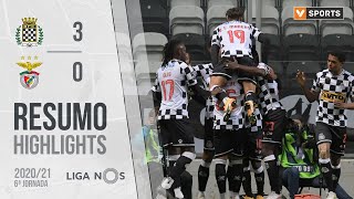 Highlights  Resumo Boavista 30 Benfica Liga 2021 6 [upl. by Narad]