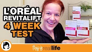 LOréal Revitalift 4 Week Test Video  THIS IS REAL LIFE [upl. by Aicirtam]