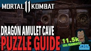 MORTAL KOMBAT 11  DRAGON AMULET CAVE PUZZLE GUIDE [upl. by Adria]