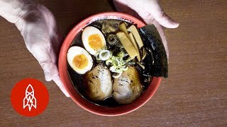 Trying Japan’s Famous Black Ramen [upl. by Armington536]